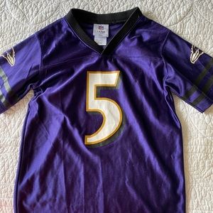 Ravens jersey Boys small 6-7 #5 Flacco